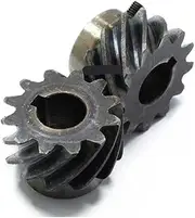 MCMATUTKEQ 1 Pc 2.5M 3 10-30 Teeth 45 Degree Right Drive Helical Gear 45# Steel Staggered Gear Ultra High Torque 90 Degree Drive(3 20 Tooth)
