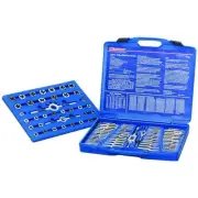 Westward Tap/Die Set,110 Pc,High Carbon Steel 1PZ54 Westward 1PZ54 190735756645
