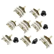2P2T 2P4T 2P5T 2P6T 2P7T 2P10T 2P11T Band Channel Rotary Switch Selector