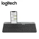 【Logitech 羅技】K580 超薄跨平台藍牙鍵盤 石墨灰