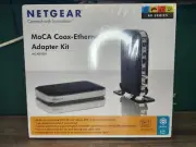 Netgear MoCA Ethernet Adapter Kit MCAB1001, New