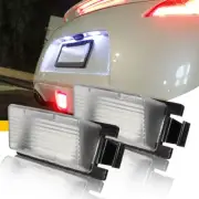 White LED License Light Plate Lamp For Nissan 350Z 370Z GT-R Cube Infiniti G25