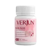 Verjun Boric Acid Vaginal Suppositories 600mg Capsules, Odor Control, pH Balance