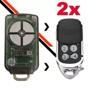 2x Garage Door Compatible Remote For ATA PTX-5 PTX5v2 TrioCode 128 ATAptx5-v2