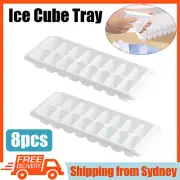 Ice Cube Tray,Ice Cube Trays Easy Release,16 Cube Trays,Plastic Ice Cube Trays