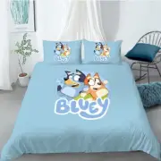 Bluey Bingo Quilt/Doona/Duvet Cover Pillowcase Bedding Set