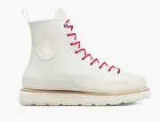 Converse Chuck Taylor Crafted Boot 8 Men's American Grunge White Pink Egret Hi