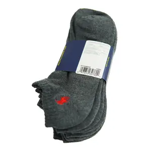 Polo Ralph Lauren 經典刺繡小馬襪子(六件組)-深灰色