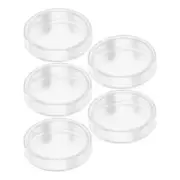 5 Pcs Culture Dish Lab Petri Dishes Laboratory Containers