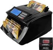 Automatic Money Counter Counterfeit Bill Detector, Australia Banknote Value Counter High Speed Bill Cash Counter with Digital Display, Suitable for AUD Dollars, 34.5cm x 30cm x 22cm