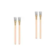 4 Pcs Polymer Clay Sculpting Brush Pottery Carving Tool Stainless Steel