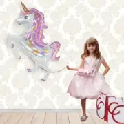47" GIANT: LASER STANDING UNICORN PEGASUS FOIL BALLOON,BIRTHDAY PARTY DECORATION