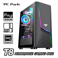 在飛比找松果購物優惠-PC Park T8 黑 RGB電腦機殼(福利品出清) (6