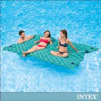 在飛比找PChome24h購物優惠-INTEX 漂浮水陸兩用超大型充氣床墊 (56841)