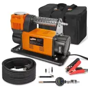Air Compressor with Digital Pressure Gauge Tire Inflator Kit, 12V Heavy Duty ...