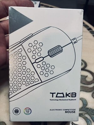 TMKB M1 SE Falcon Ultralight Electronic Competition ￼Gaming Mouse Matte White￼ ￼