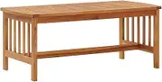 Solid Wood Coffee Table - Acacia Wood Modern Table, Living Room, Room Table, Storage, Office, Center Farmhouse Table, 102x50x43 cm