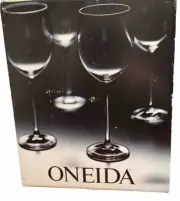 Oneida Simplicity Goblet Wine Glasses New In Box