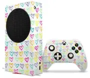 Skins XBOX Series S Console Controller Kearas Hearts White