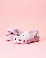 [Crocs] Crocs Girls' Kids' Classic Clogs Shoes in Ballerina Pink Size 11 11 Ballerina Pink
