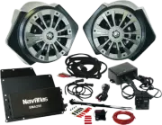 Navatlas 4-Seater Audio Kit Zone 2 with Rocker Switch RZR2ZONE2