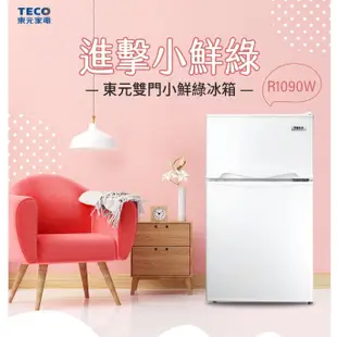 『家電批發林小姐』TECO東元 101公升 一級能源 定頻雙門電冰箱 R1011W白色 R1011S灰色