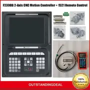 F2300B 2-Axis CNC Motion Controller + 1521 Remote Control w/ Connection Cable sz