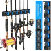 PLUSINNO Fishing Gifts for Men - V6 Vertical Fishing Rod/Pole Holders, Suppor...