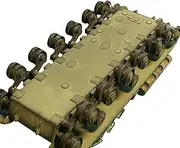 1:35 Soviet ISU-152 Heavy Assault Tank 3D Paper Model Simulation Fighter Tank Military Science Exhibition Model (Unassembled Kit)