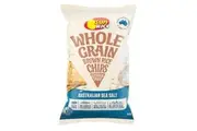 2 x Sunrice Whole Grain Brown Rice Chips Sea Salt 150g