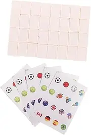 CHICAMPERA Seaside Fun Game Blocks Mahjong Set Tiles Sports Pattern Cognitive Development Game for Boy Girl for Spring Picnics and Family Entertainment
