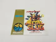 Sticker Metal Slug Japan Version Neo geo aes New
