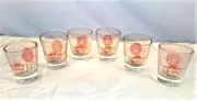 Kilroy's SPORTS Bar n Grill 6 Shot Glass SET, NOS, INDIANA, I.U., Bloomington