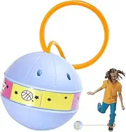 Ankle Jump Rope Skip Ball - Swing Ball Toy, LED Lights Outdoor Play, Balance Coordination Game | Glow Motion Toy Jumping and spinnings, Lightweight Skipping Ring for Active Exercise and Fun Movement