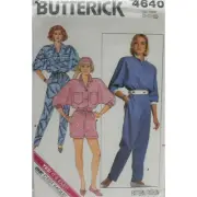 Butterick 4640 Sewing Pattern Jumpsuit Size 8 10 12 UNCUT