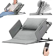 Xoxomeg Electric Adjustable Bed Backrest, Back Rest Assist for Patient Back Lumbar Support Removeable Bedrails One Key Lifting with Remote Control,for Neck Head and Lumbar Support,330lbs