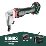 Metabo 18V Brushless Nibbler 1.6mm Skin Only