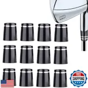 Aliennana Golf Iron Ferrules .370 12 Pack Re-Shaft Golf Ferrule for Taper Tip
