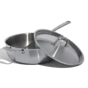 Made In Cookware - 5 Quart Stainless Steel Saucier Pan - 5 Ply Stainless Clad...