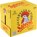 Sabroso Mexican Lager Bottle 330mL (12PK)