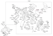 Genuine/OEM 971392P050 EVAPORATOR CORE ASSY for Kia Sorento R 09 -sk