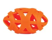 Dog Toy Hollow Orange Breathe Right Fetch Football Floating Interactive Ball