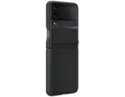 OEM Samsung Flap Leather Case For Samsung Galaxy Z Flip4 - Black