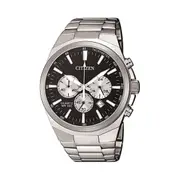 Citizen Men's Chronograph Silver Stainless-Steel Watch Model AN8170-59E Stainless Steel Tachymeter 4974374275073