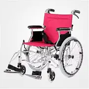 Msxbmsy Hand Push Wheelchair, Wheelchair To Enhance Aluminum Alloy, Light Folding Manual Wheelchair, Disabled Hand Cart Care Car