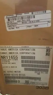 Fanuc A06B-0314-B155 AC Servo Motor Model 5S - Factory Sealed