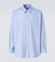 [The Row] The Row Cardiff checked cotton shirt UK 15 blue