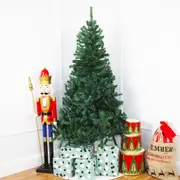 Kentucky Pine Christmas Tree 7ft with 100 LED Lights
