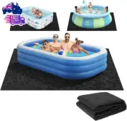 2.3M * 2.3M Square Swimming Pool Pad, Inflatable Hot Tub Mat Outdoor Indoor, Wat