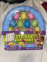 NEW Animal Tattoo Egg Hunt 16 Eggs prefilled Easter Egg Fast Free Shipping